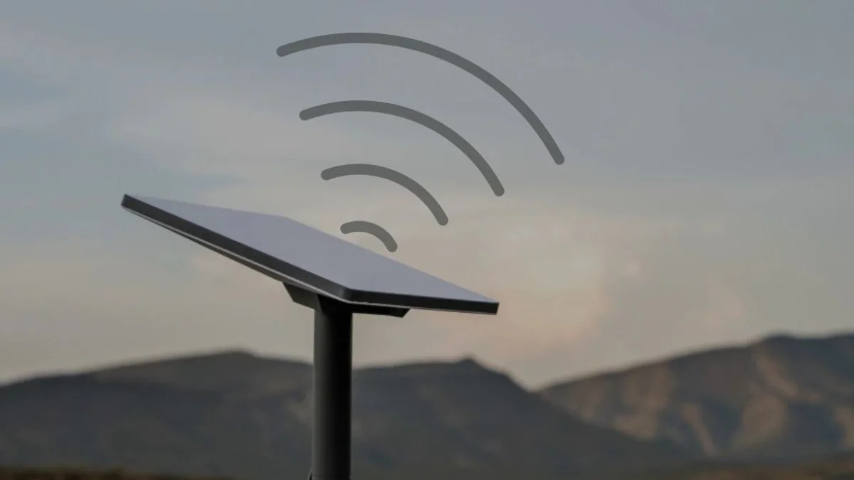 Antena de internet via satélite